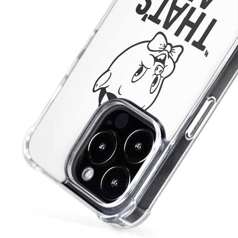 Looney Tunes Porky Thats All Folks Grid iPhone 16 Pro MagSafe Case